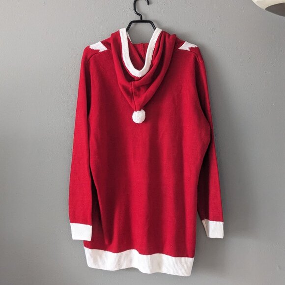 Fun Christmas sweater with hood - Picture 2 of 3